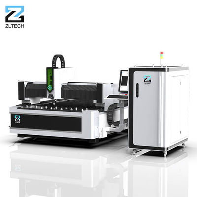 3015A Profesyonel Fiber Lazer Kesim Makinesi Metal Boru / Sac Kesme İçin Su Soğutma