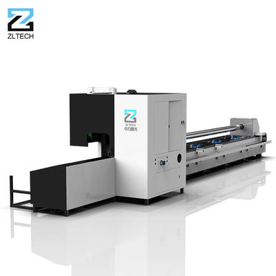CNC Üç Chucks Metal Boru Lazer Kesim Makinesi 9000mm