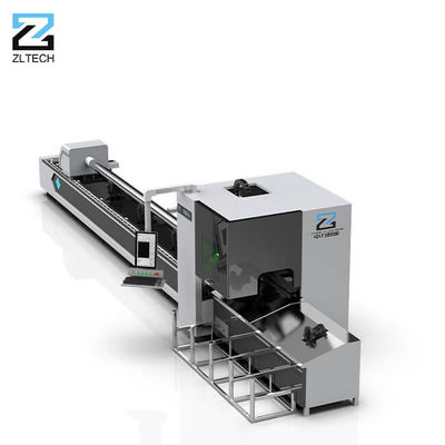 CNC Üç Chucks Metal Boru Lazer Kesim Makinesi 9000mm