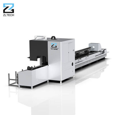 CNC Üç Chucks Metal Boru Lazer Kesim Makinesi 9000mm