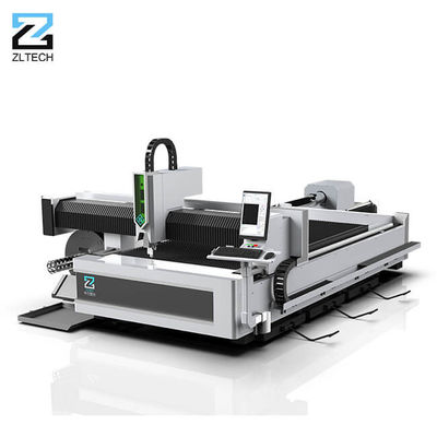 Çelik Alüminyum 1kw 2kw 3kw 4kw için CNC Sac ve Tüp Lazer Kesim Makinesi