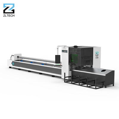 Yüksek Güçlü Fiber Lazer Tüp Kesme Makinesi 3000mm 6000mm Çok Chuck Otomatik Yükleme Boşaltma
