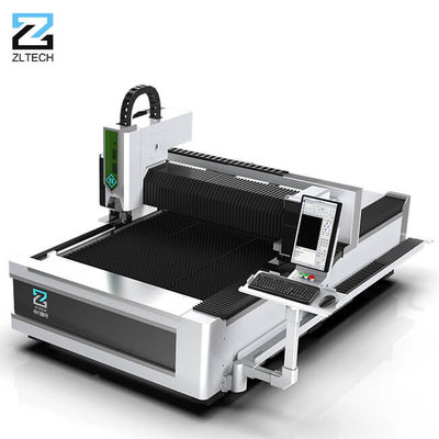 Paslanmaz Çelik Küçük Fiber Lazer Kesim Makinesi Karbon Çelik Al Sac 1500W 1300x900mm